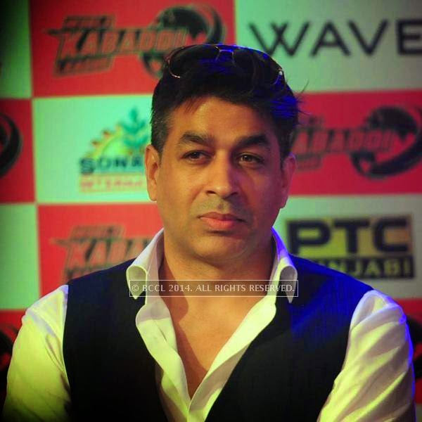 Rajat Bedi during the launch of World Kabaddi League, held at Le Meridian, New Delhi, on July 24, 2014.