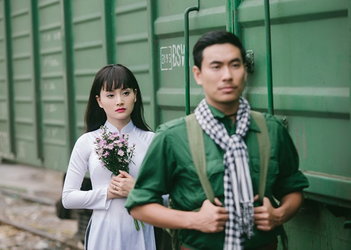 Bộ ảnh tình yêu người Lính đẹp và lãng mạn nhất Ảnh người lính chia tay bạn gái