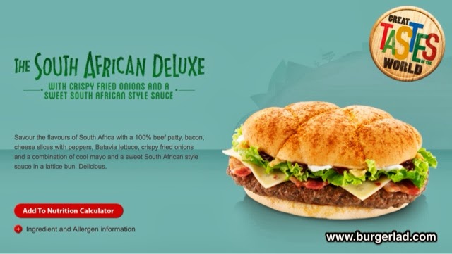 McDonald's South African Deluxe Burger Review