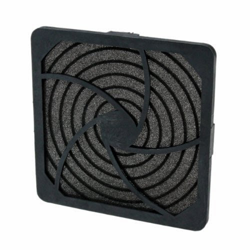  StarTech.com Cleanable Air Filter for 120 mm Computer Case Fan FANFILTER12 (Black)