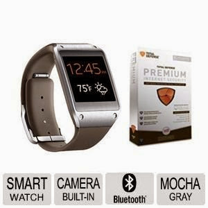  Samsung Galaxy Gear Smart Watch Mocha Gray Bundle