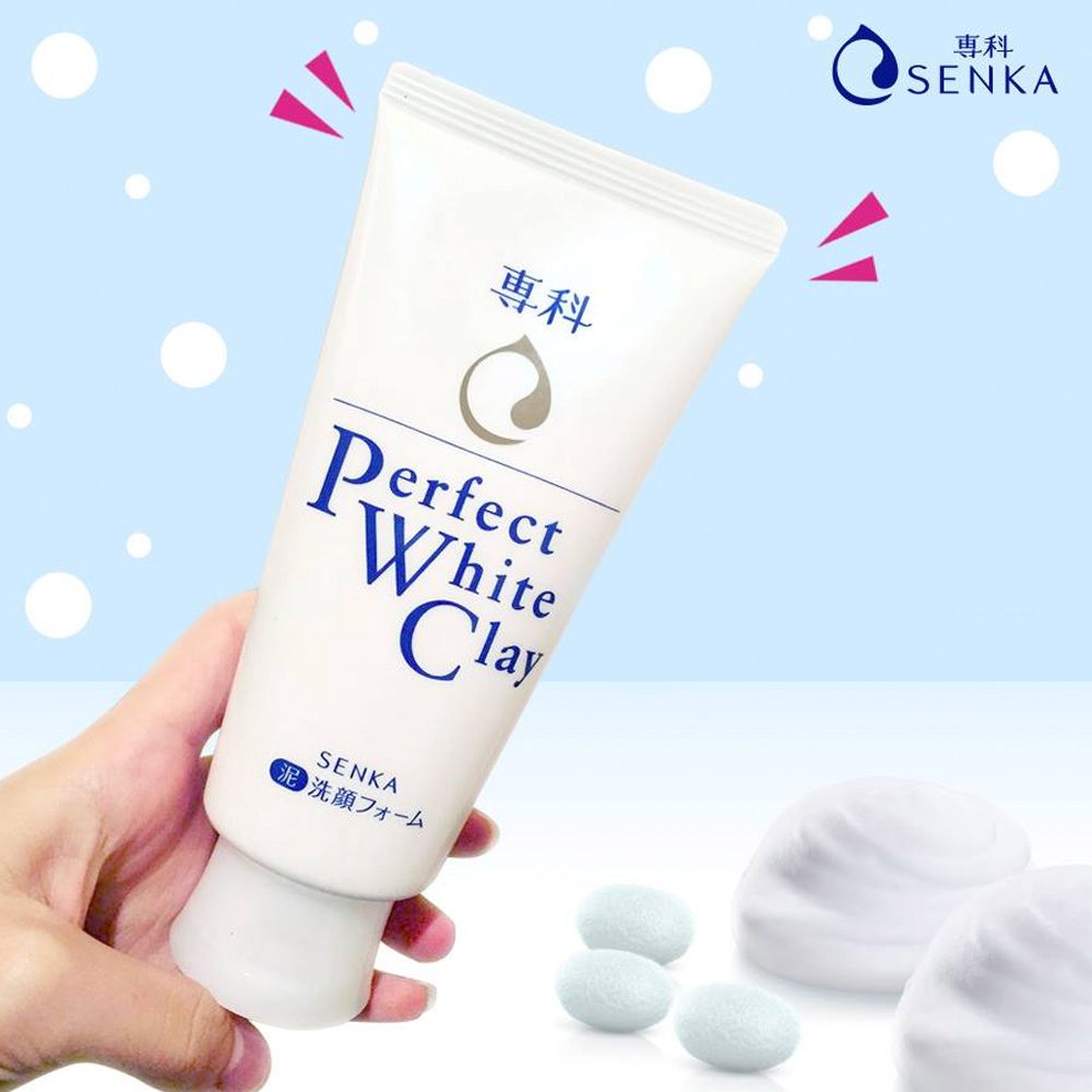 Senka Perfect White Clay Facial Cleanser