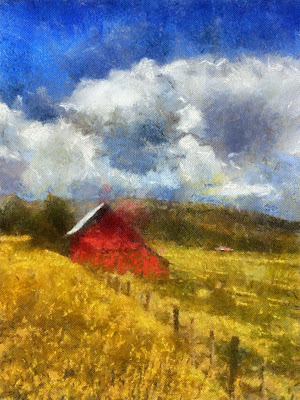 Benson effect, AutoPainter applied to image