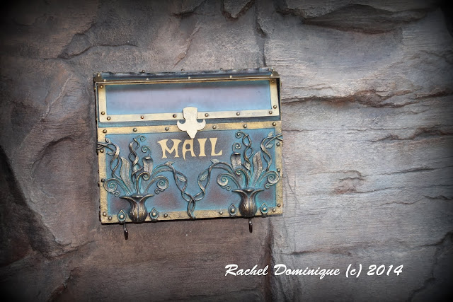 A mail box hanging at the exit of Mermaid Lagoon