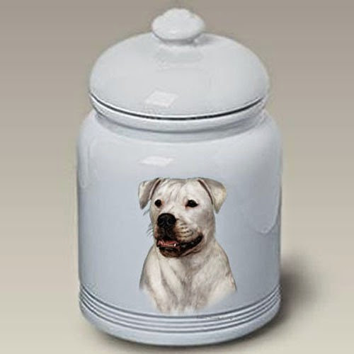  American Bulldog - Tamara Burnett Treat Jars