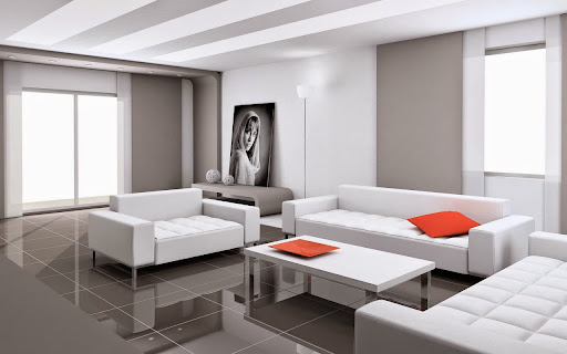 funky living room wallpaper