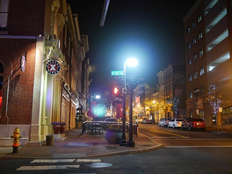 Downtown Wilmington at night