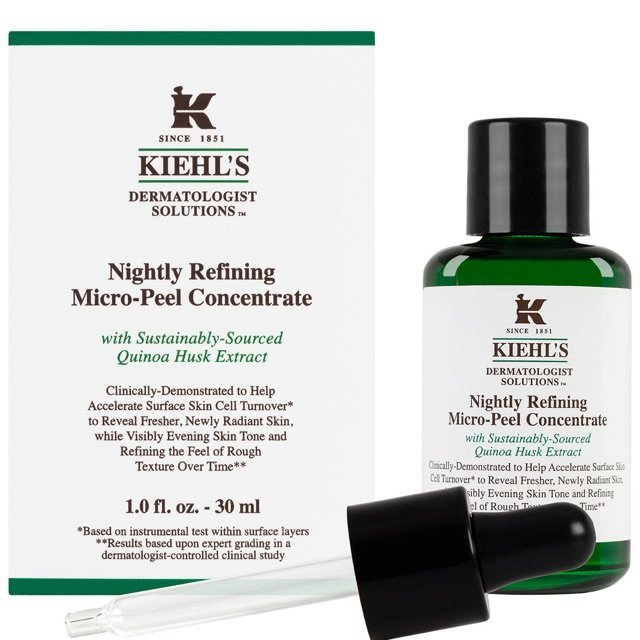 Review Serum Kiehls Nightly Refining Micro-Peel Concentrate