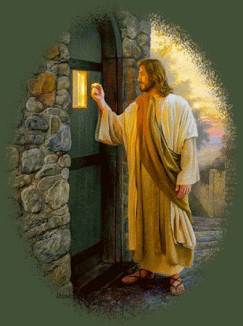Jesus batendo na porta