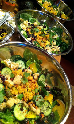 Indian inspired salad from the Farmers Revival