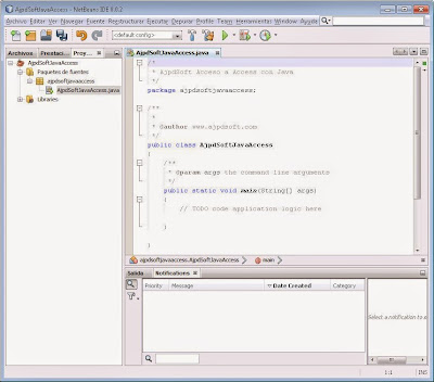 Crear aplicación Java en el IDE NetBeans