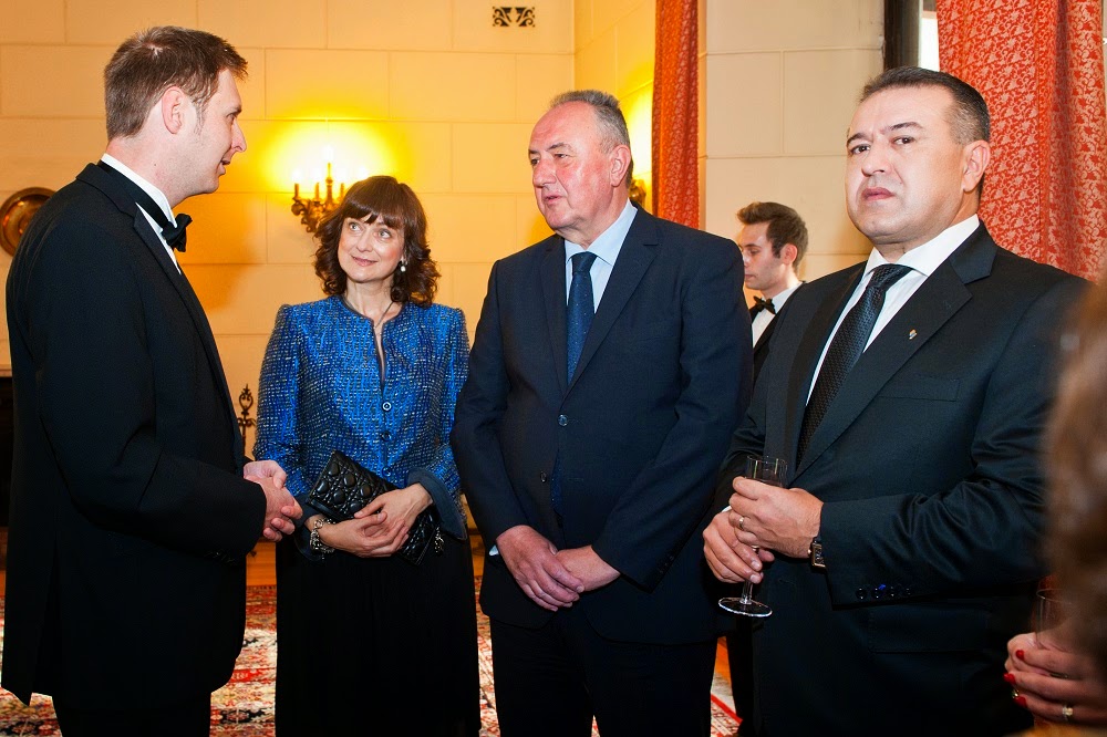 Dineu în onoarea Principelui Leka al II-lea al Albaniei, Palatul Elisabeta, 25 iunie 2014 Dineu în onoarea Principelui Leka al II-lea al Albaniei, Palatul Elisabeta, 25 iunie 2014