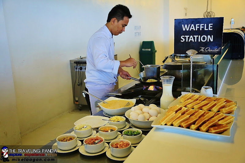 Waffle and Omelet Station