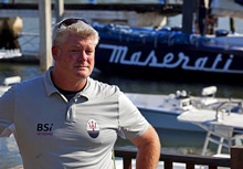 Brad Van Liew sailing MASERATI Volvo 70