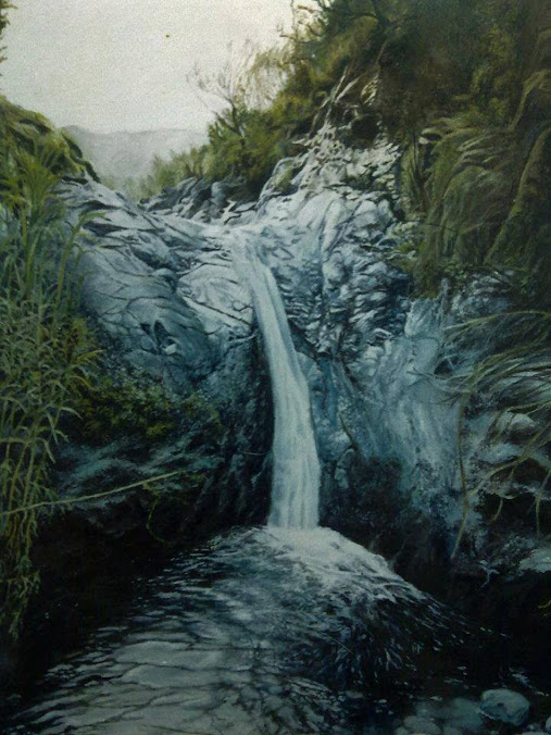 El manantial, de Francisco Darens Óleo El manantial, del pintor Francisco Darens