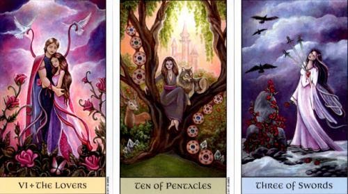 Daily Draw Lovers Ten Of Pentacles Three Of Swords
