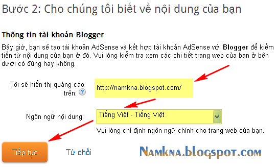 Cách đăng ký Google AdSense cho Blogspot