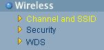 Wireless channel and SSID
