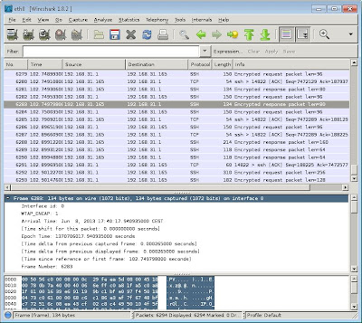 Instalar Wireshark en GNU Linux Ubuntu Server 13.04 y abrirlo en Windows con Xming y PuTTY