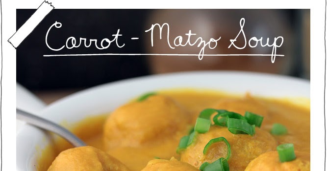 Carrot-Matzo Soup