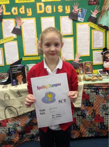 6CT St Gwladys Bargoed Primary School: Spelling champions