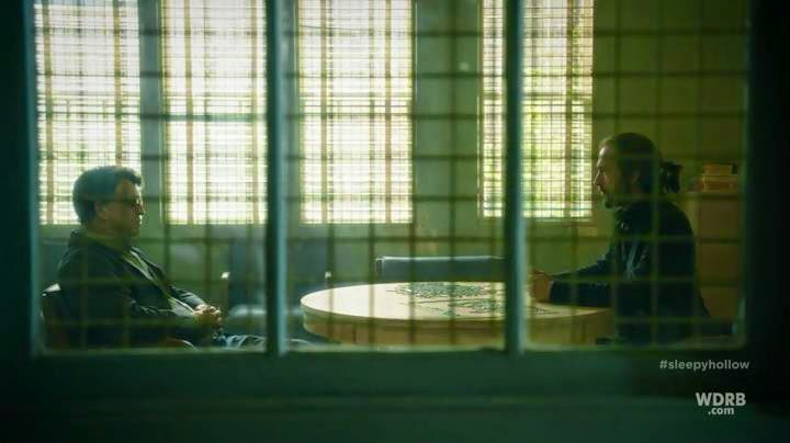 Sleepy Hollow 2x07. Henry hablando con Ichabod