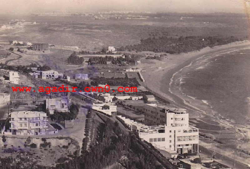 فندق موريتانيا اكادير و محطة الحافلات سطاس من سنة 1940 الى 2011 Gyu