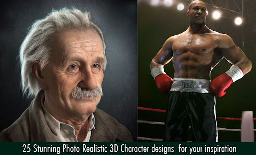 e150 25 Stunning Photo Realistic 3D Character designs for your inspiration