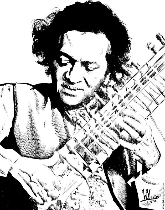 Ink sketch of Ravi Shankar, using Krita 2.5. Ink sketch of Ravi Shankar, using Krita 2.5.