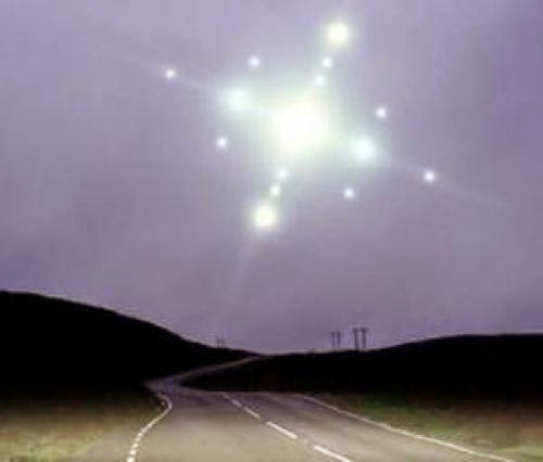 Ufo Sighting In Philadelphia Pennsylvania On December 13Th 2014 String Of Pearlsorbs Of Light In The Sky