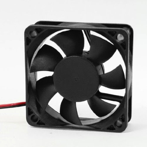  DC 12V 2Pins Cooling Fan 60mm x 15mm for PC Computer Case CPU Cooler