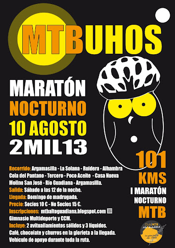 MARATON DE LOS BUHOS 101 (Sabado 10 de Agosto 2013) Cartel_I_ruta_buhos