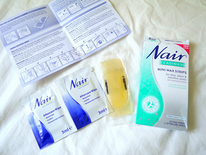 Nair Face Wax Strips Review