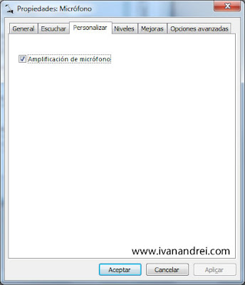 Problemas con el micrófono en Windows 7 - Iván Andréi