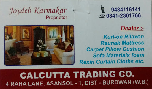 Calcutta Trading Co., 4, Raha Lane, Pathak Bari, Asansol, West Bengal 713301, India, Mattress_Shop, state WB