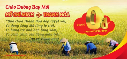 Vietjet Air khuyến mãi khai trương đường bay TP. HCM - Thanh Hóa giá 0đ Banner--HCM-Thanh-Hoa