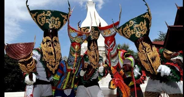 Perayaan Hantu  Dan Simbol Zakar di Thailand Gambar  Hidup 