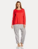 <br />Jockey Women's Plus-Size Cotton Two-Piece Pajama Set