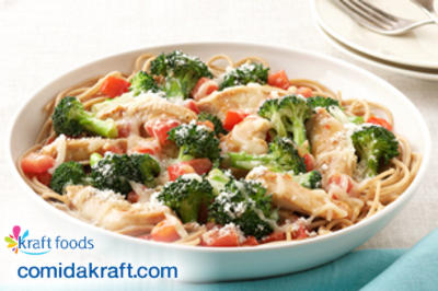 Mil Recetas para Ti: Pasta con pollo y brócoli a la parmesana KRAFT