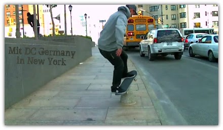 Skaten durch NY ( 1 Video ) mit DC Germany Pros unterwegs