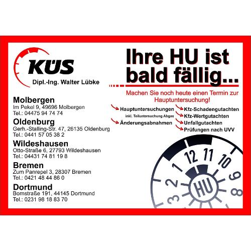 KFZ-Ingenieur-Büro Dipl-Ing. Walter Lübke - Ihre Prüfstelle in Dortmund logo