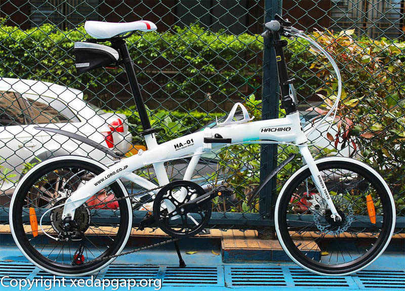 Xe đạp gấp Hachiko HA01- Xe đạp gấp Nhật Bản - 5
