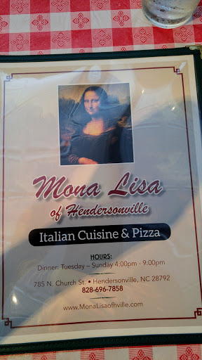 Restaurant «Mona Lisa Restaurant», reviews and photos, 785 N Church St, Hendersonville, NC 28792, USA