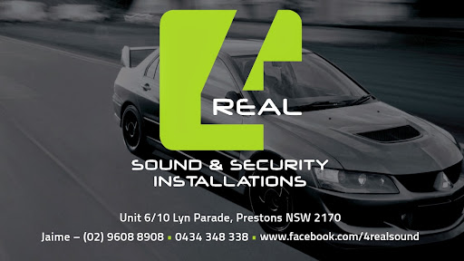 4Real Sound & Security logo
