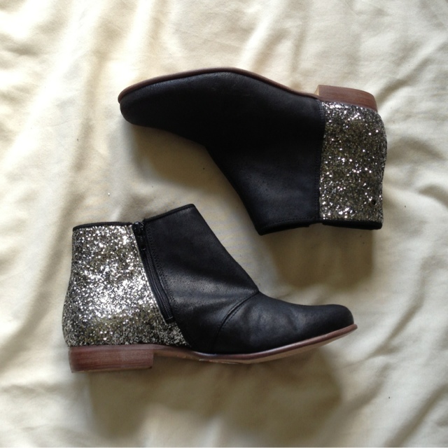 New Look Glitter Chelsea Boots