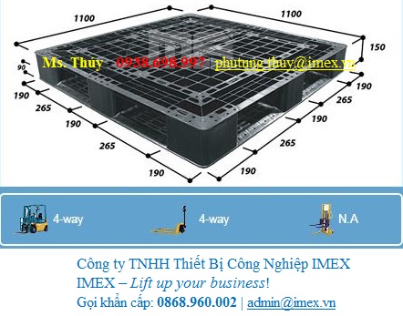 Pallet nhựa nhập khẩu Malaysia oneway Pallet nhựa nhập khẩu Malaysia oneway