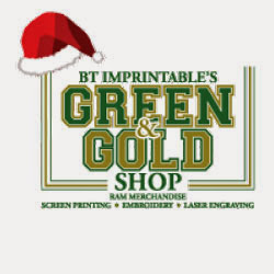 BT Imprintables Green & Gold Shop logo