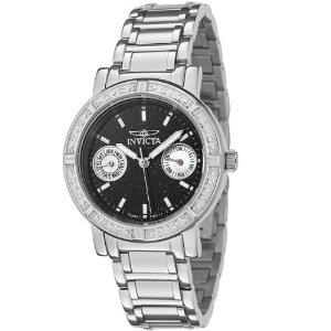 Invicta Women's 0098 II Collection Stainless Steel Diamond Accented Watch