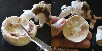 How to clean mushrooms Step4