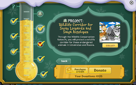Club Penguin: Project: Wildlife Corridor for Snow Leopards and Saiga Antelopes: Free Item